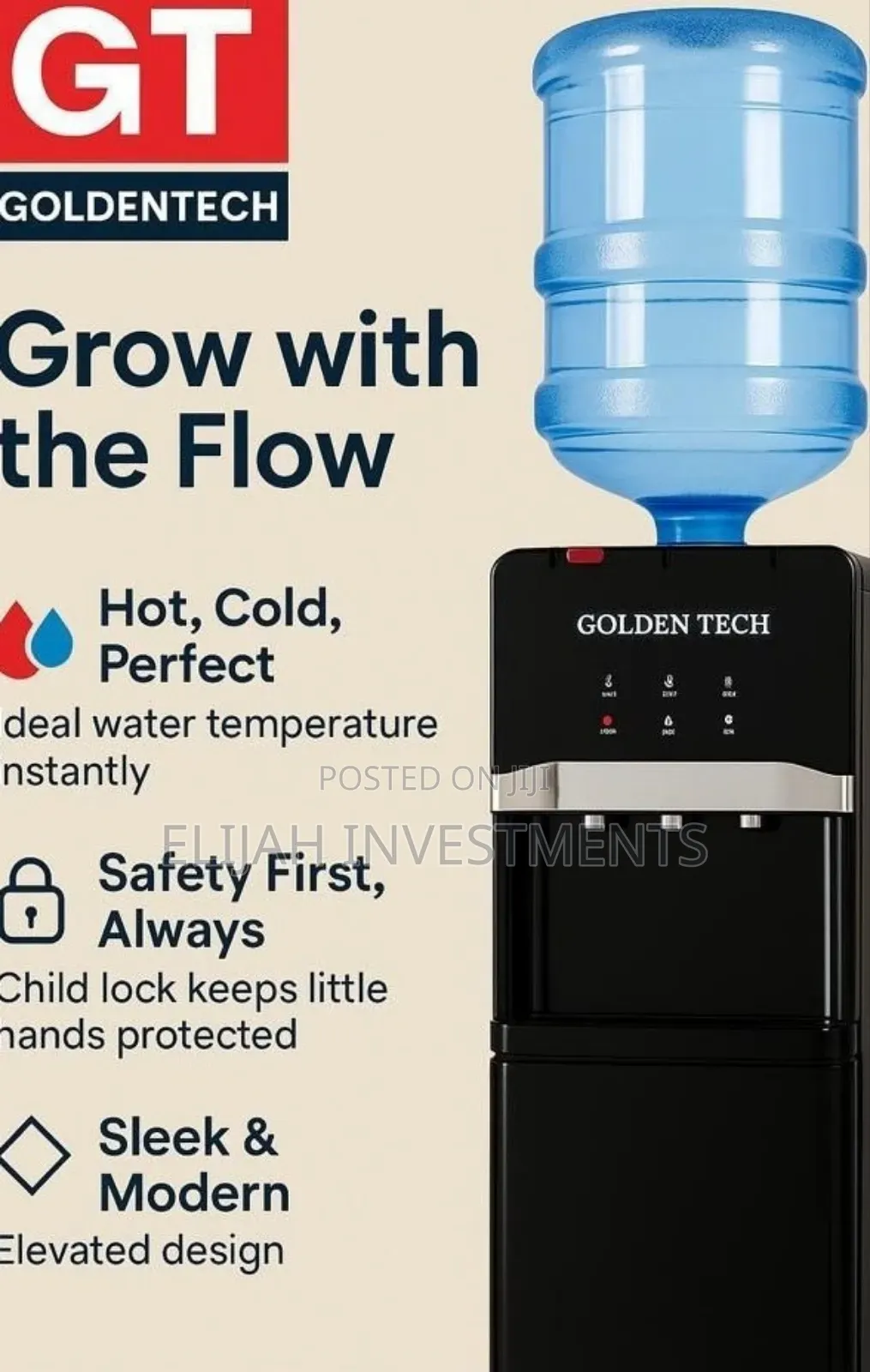 Golden Tech 'Grow With the Flow' Water Dispenser.
