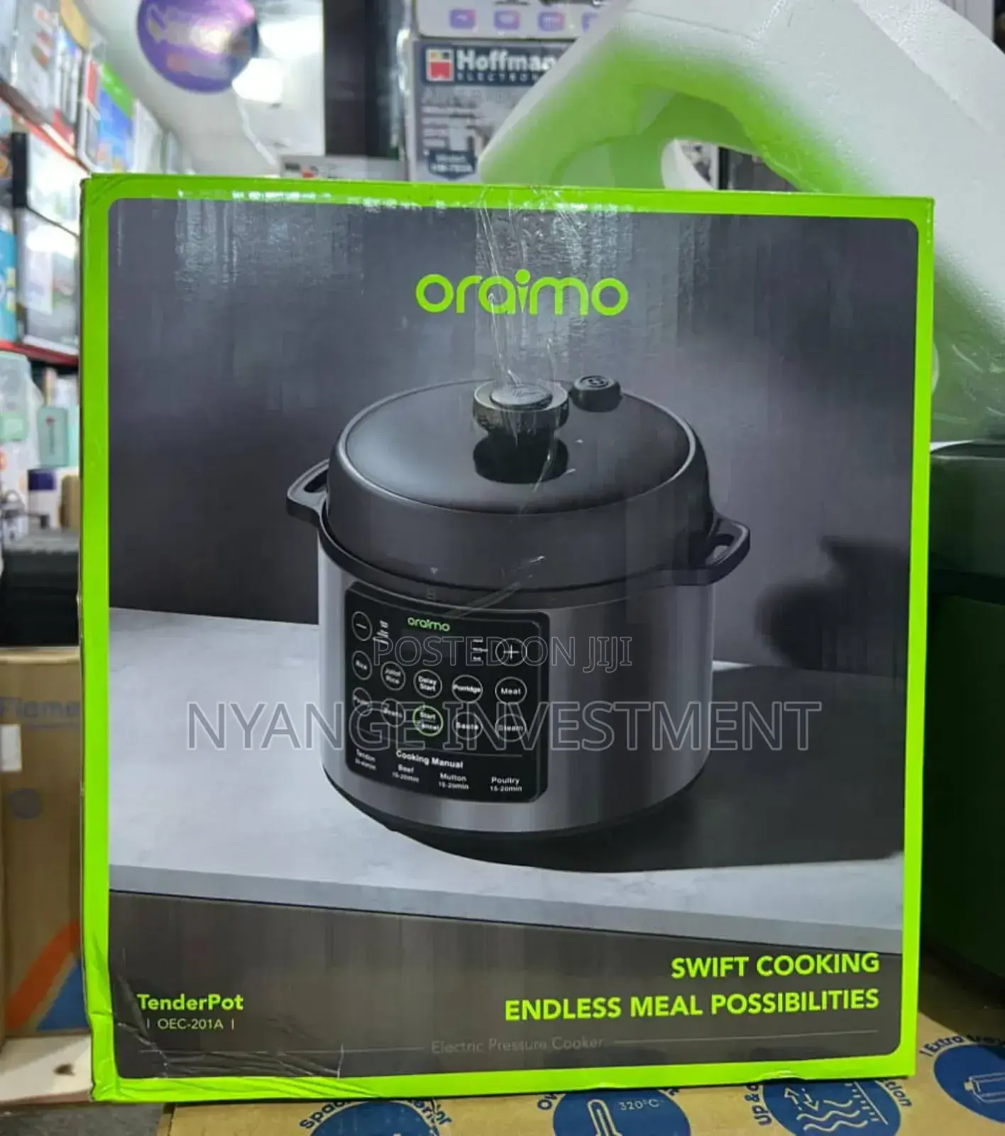 6 Litres Oraimo Pressure Cooker.