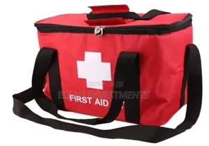 Portable Red First Aid Kit Bag