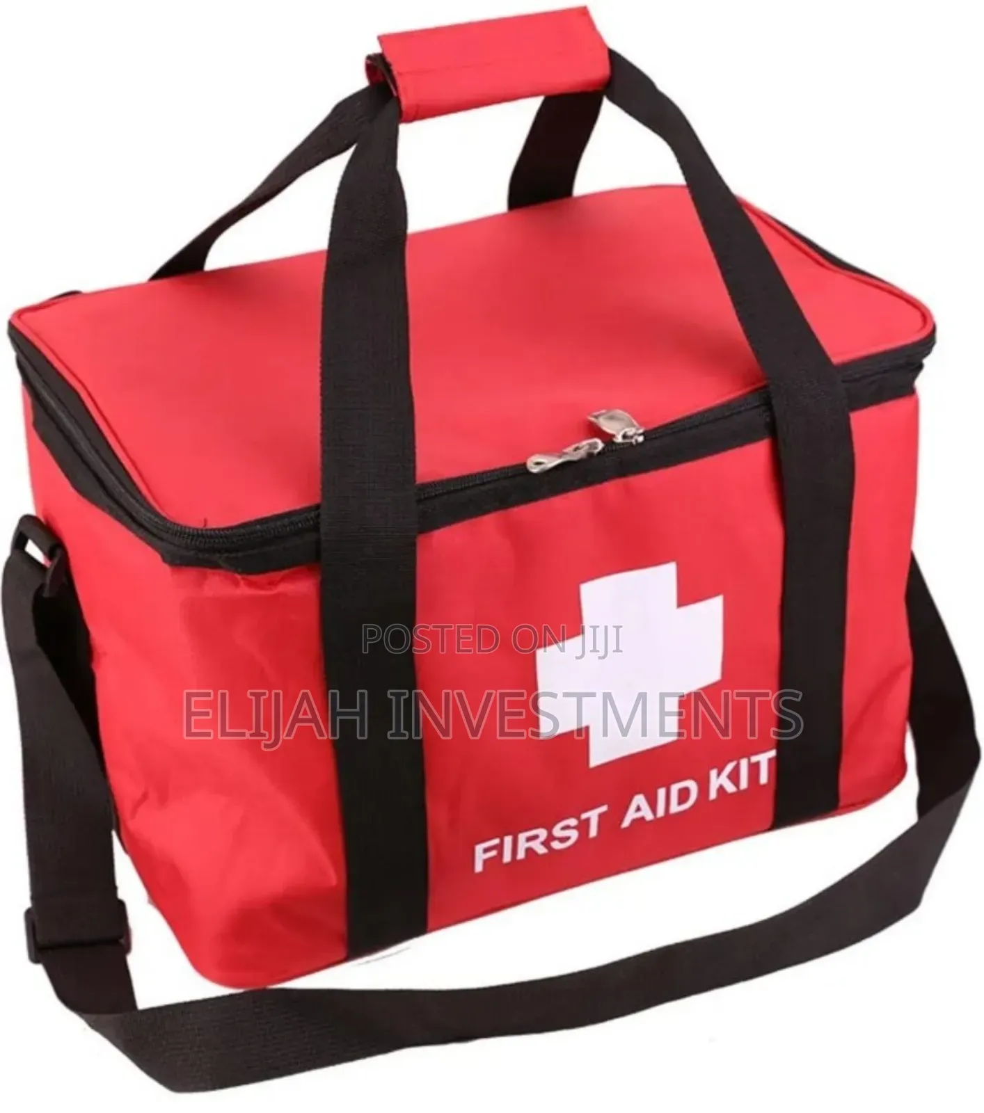 Portable Red First Aid Kit Bag