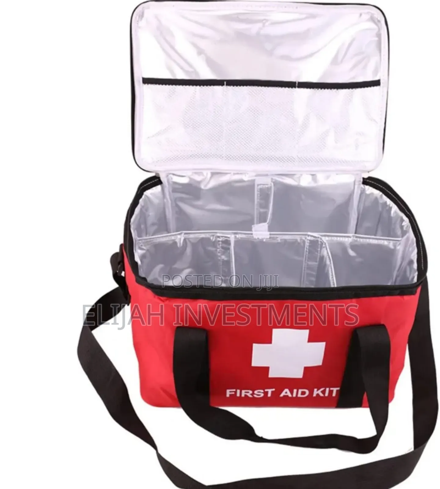 Portable Red First Aid Kit Bag