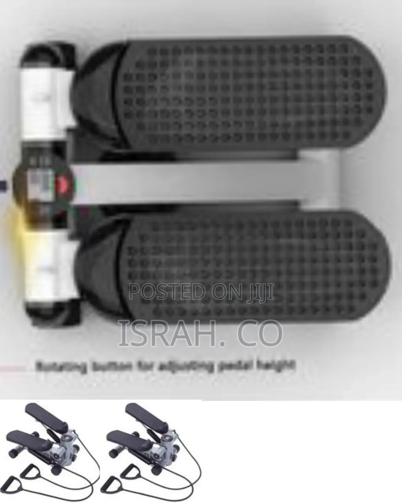 Compact Mini Stepper With Resistance Bands