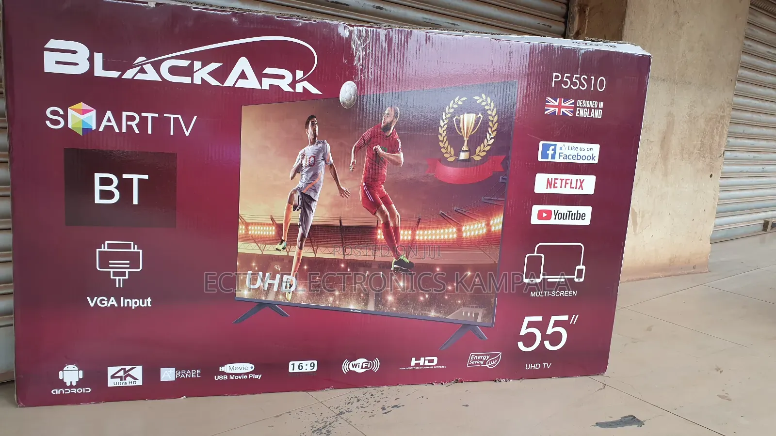 It 55" Inch Smart Blackark Andriod Tv