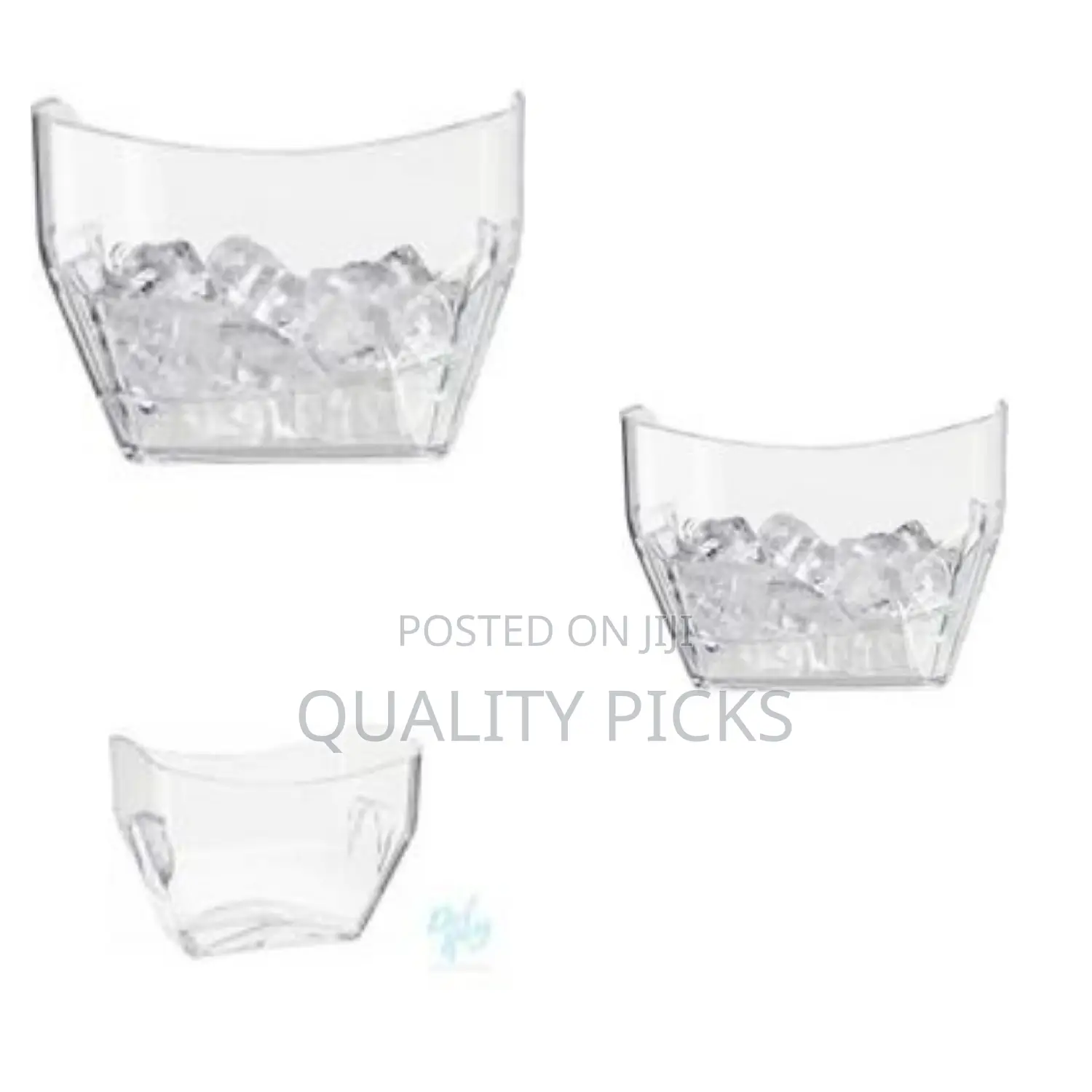 Acrylic Clear Beverage Ice Bucket Tub 12.5x 8.5 X 9.75 Inch for Wines