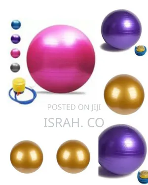 Gym/Yoga Ball With Inflator