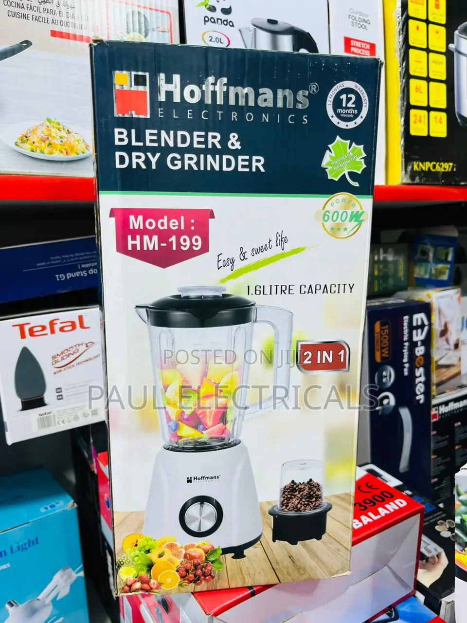 Hoffman Electric Blender and Grinder 2in1