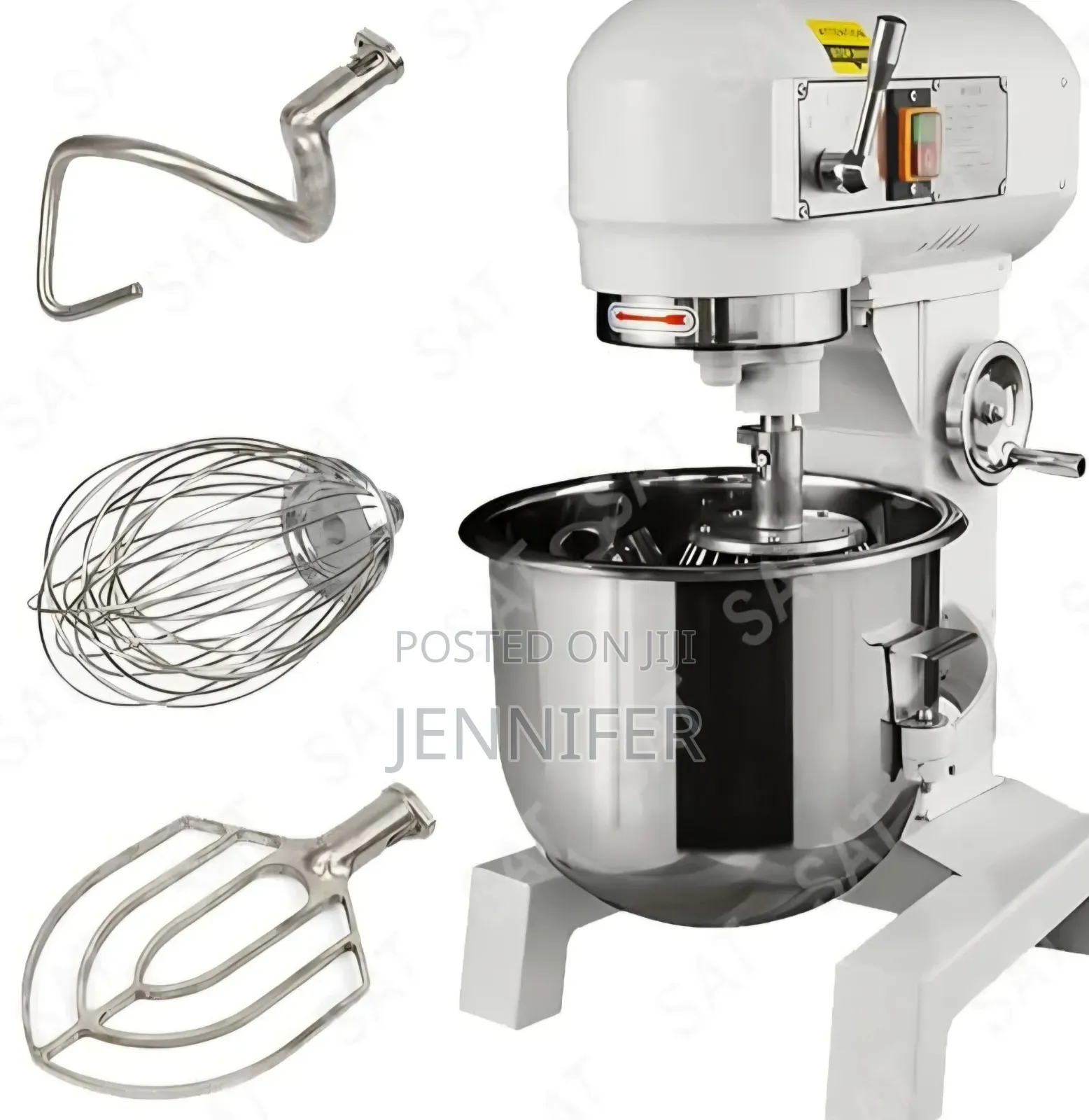 Big Heavy-Duty Commercial Food Mixer