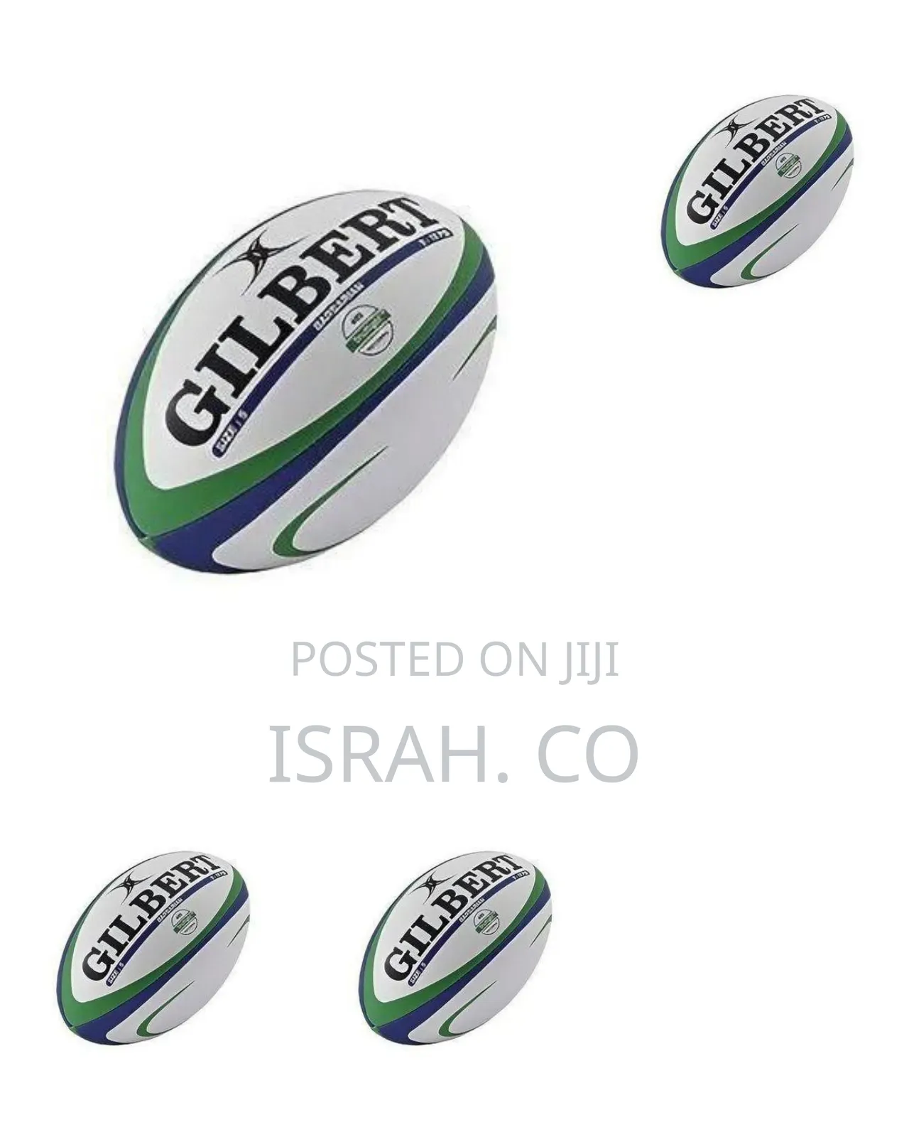 Gilbert Official Size 5 Rugby Ball -