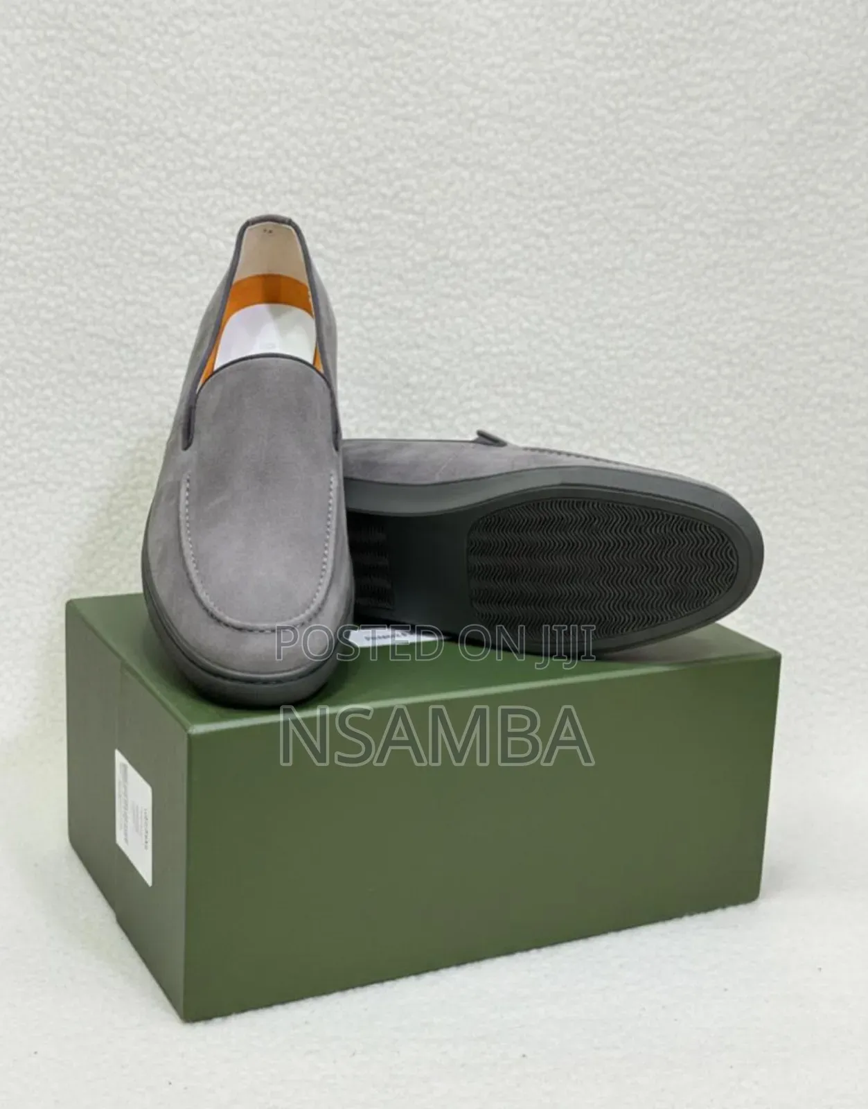 Santoni Suede Loafers