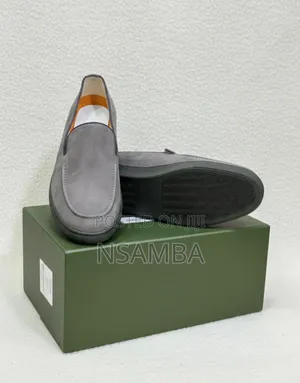 Santoni Suede Loafers