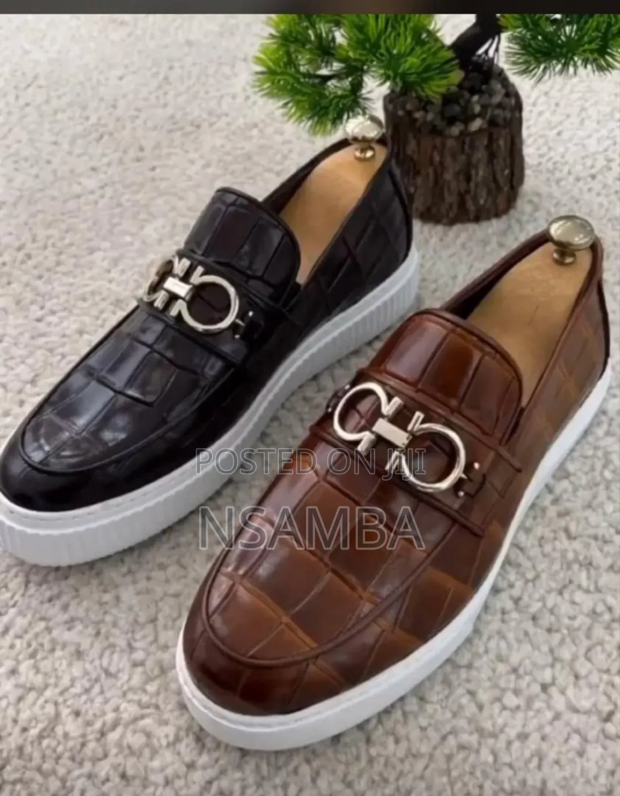 Santoni Suede Loafers