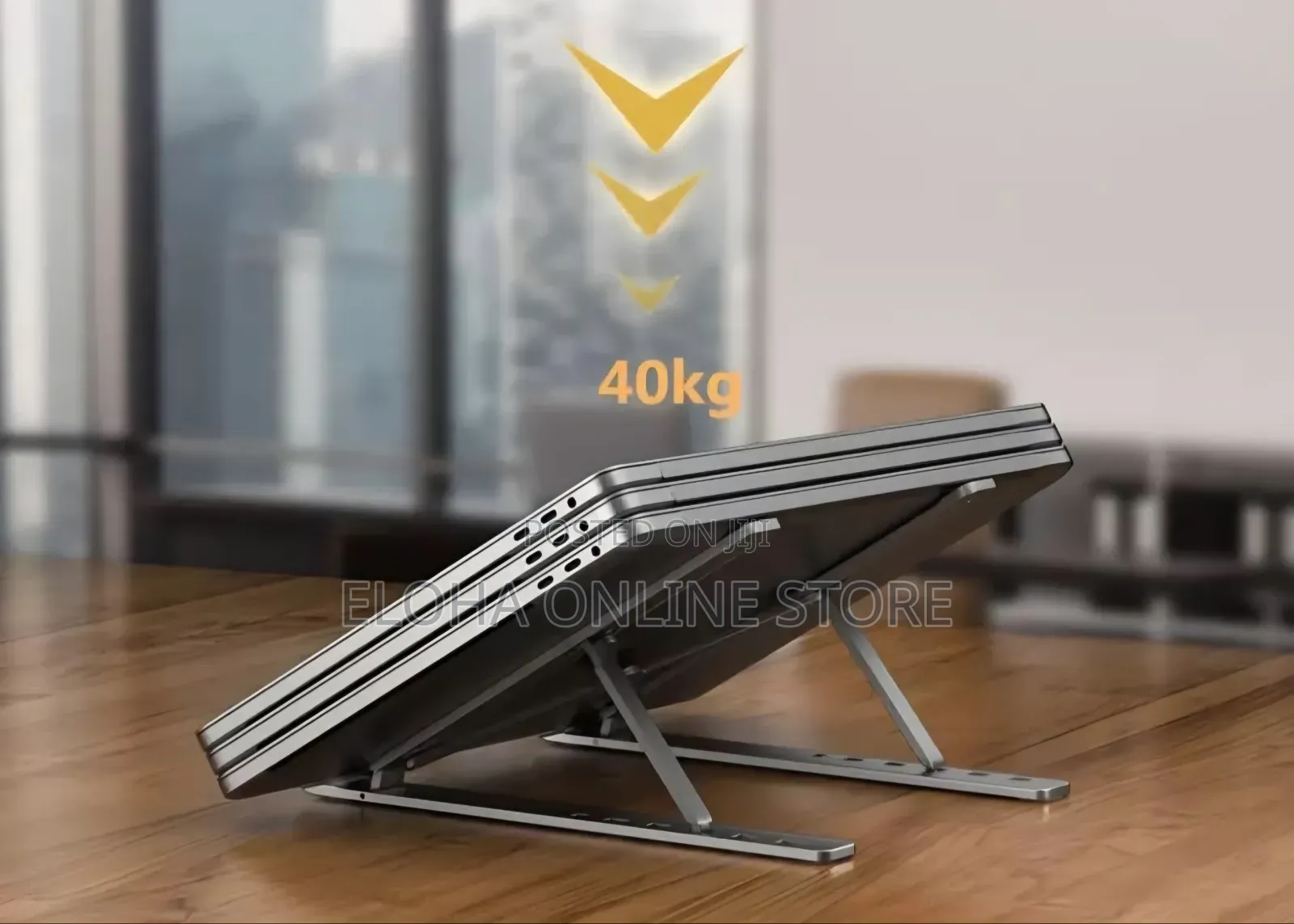 Portable, Adjustable Foldable Aluminum Laptop Stand