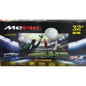 Mewe 32" Frameless Led Tv, Model Mt-F32dht2f
