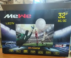 Mewe 32" Frameless Led Tv, Model Mt-F32dht2f