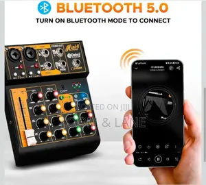 Unique D Debra Audio Mini4 Portable 4-Channel Dj Mixer Console