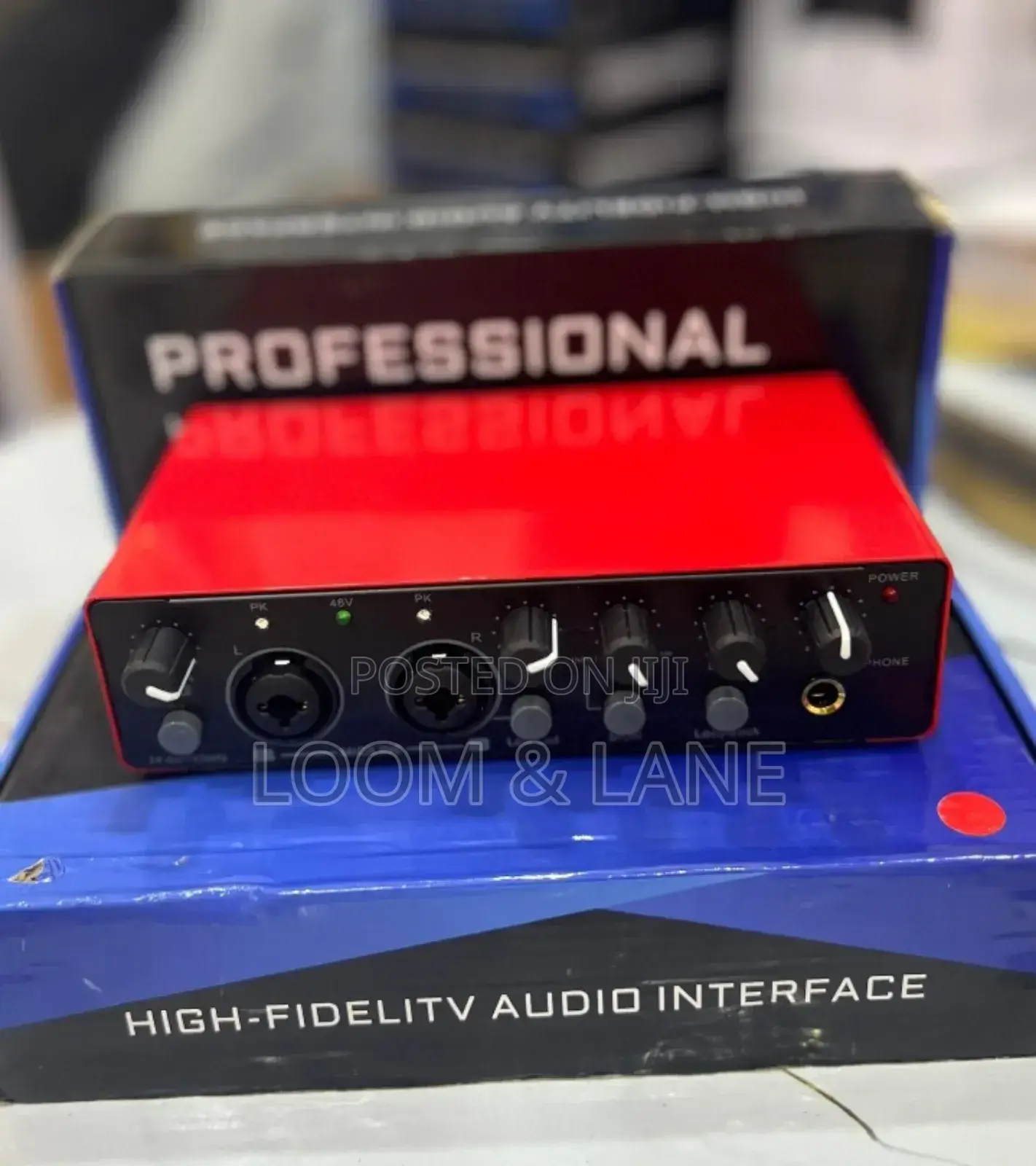Proffetional Audio Interface for Studio Recording