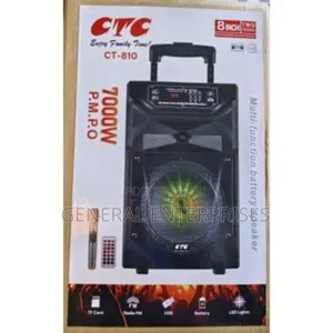 CTC Ct-810 8-Inch Multi-Function Battery Speaker.