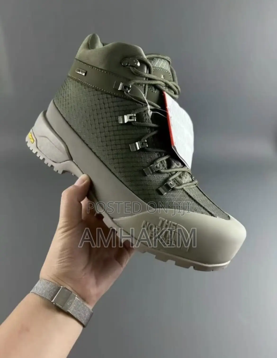 The North Face Hiking Men Boots With Vibram Rubber Sole In Stock