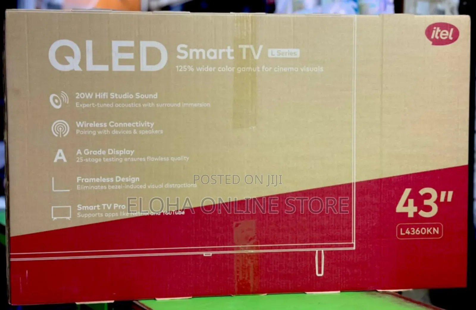 43 Itel Qled Smart Tv