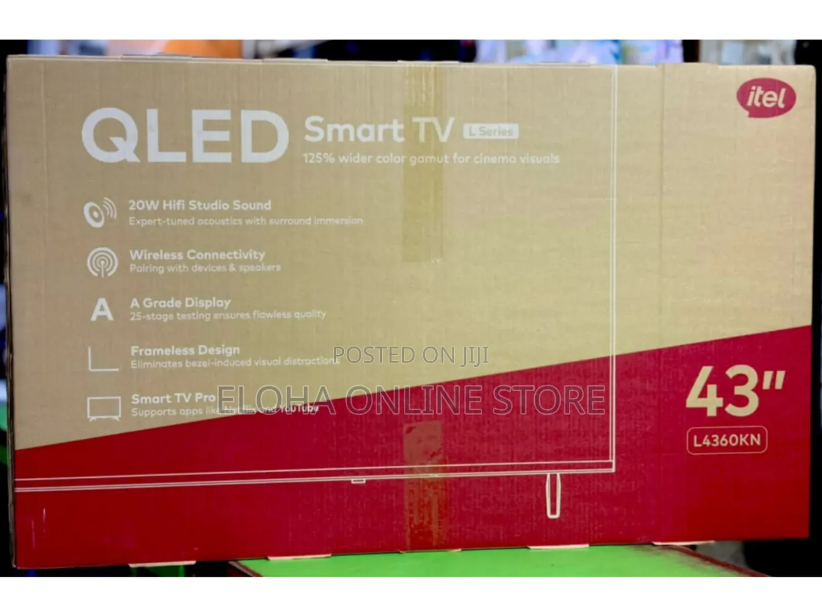 43 Itel Qled Smart Tv