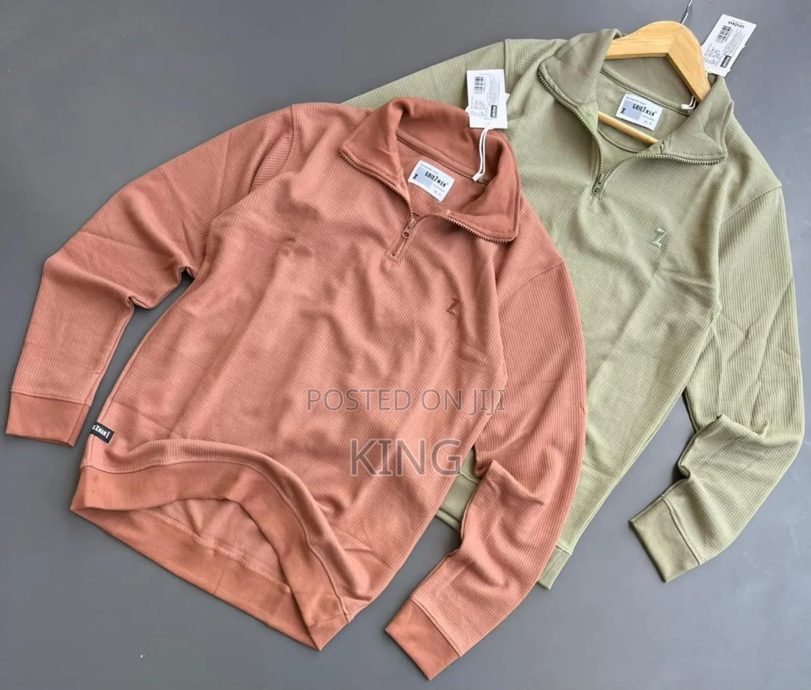 Quarter Zip Sweater. In All Colours