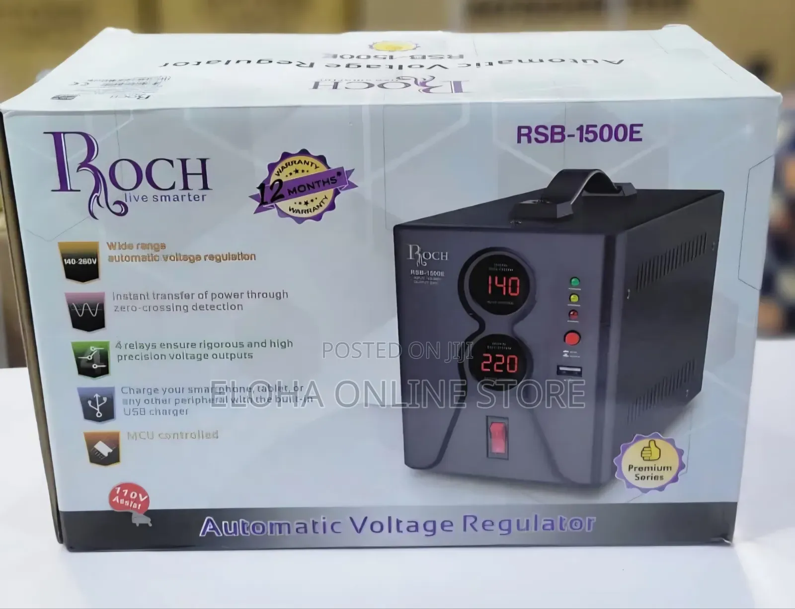Roch 1500 Watts Automatic Voltage Regulator