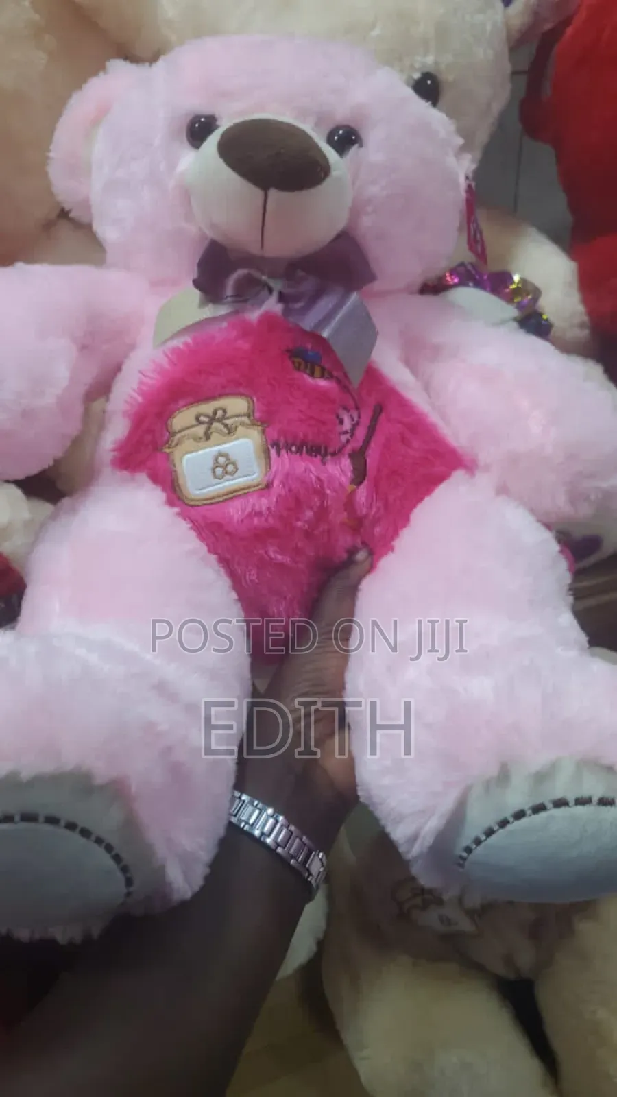 Pink Teddy Bear for Valentine