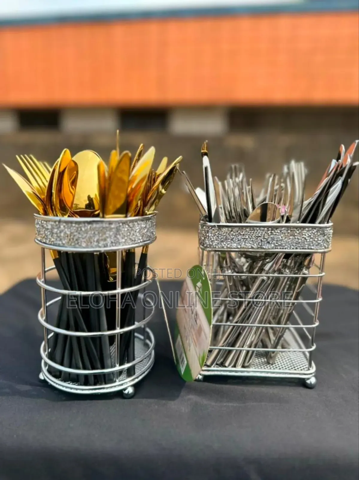 One Piece Stainless Steel Cutlery Holder
