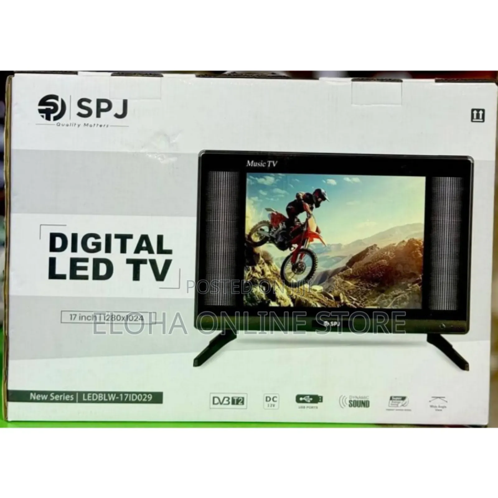 SPJ 17-Inch Digital Led Tv (Model Ledblw-17id029