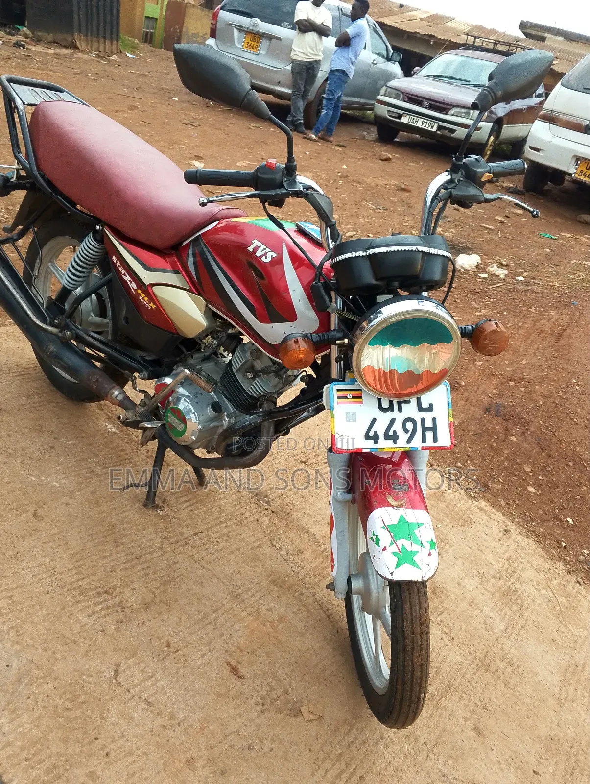 TVS HLX 125 2022 Red