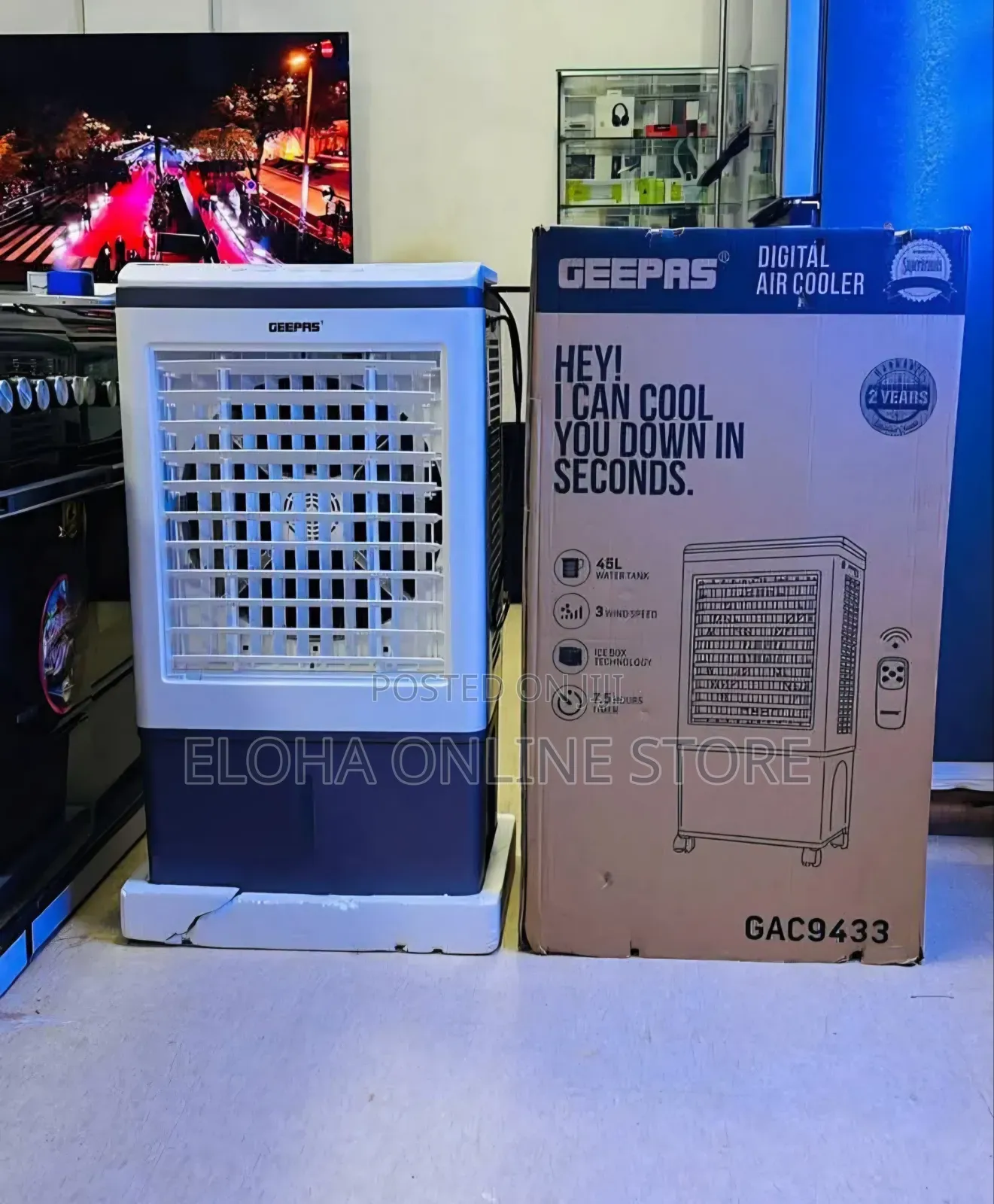 Geepas Gac9433 Digital Air Cooler