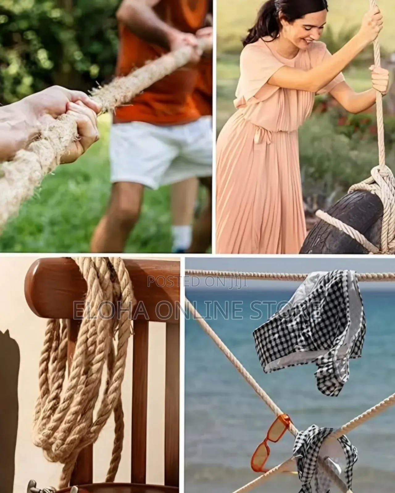 Heavy-Duty Natural Jute Rope
