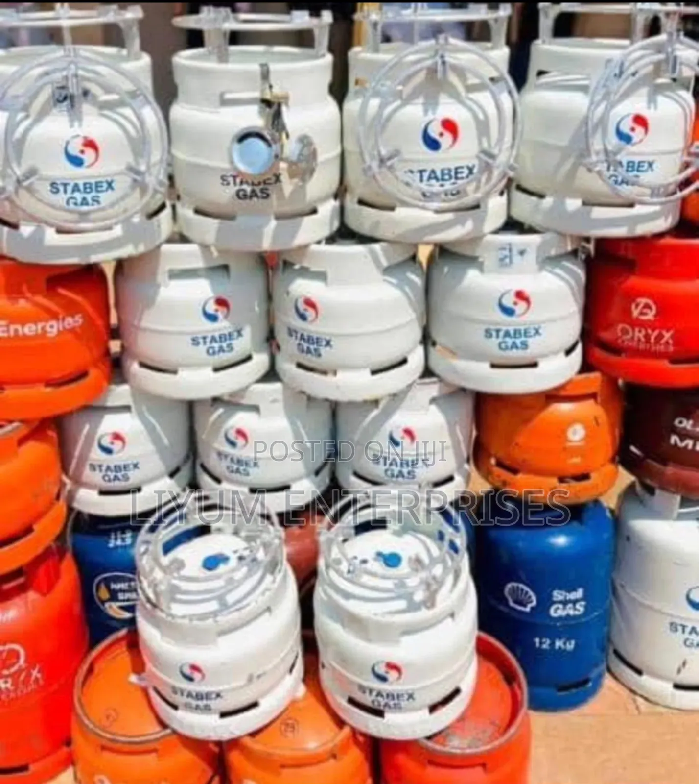 Valentine Refills for Cooking Gas Stabex Shell Total