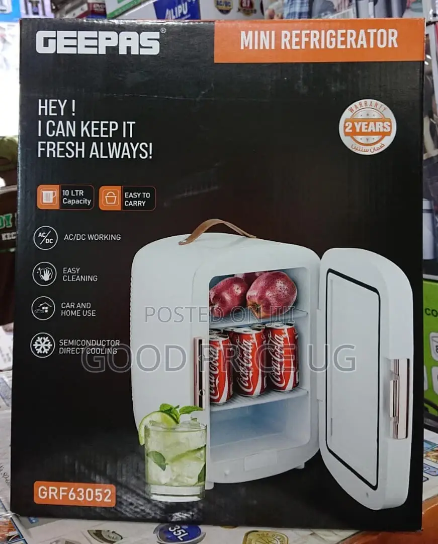 Geepas 10l Mini Refrigerator (Model Grf63052).