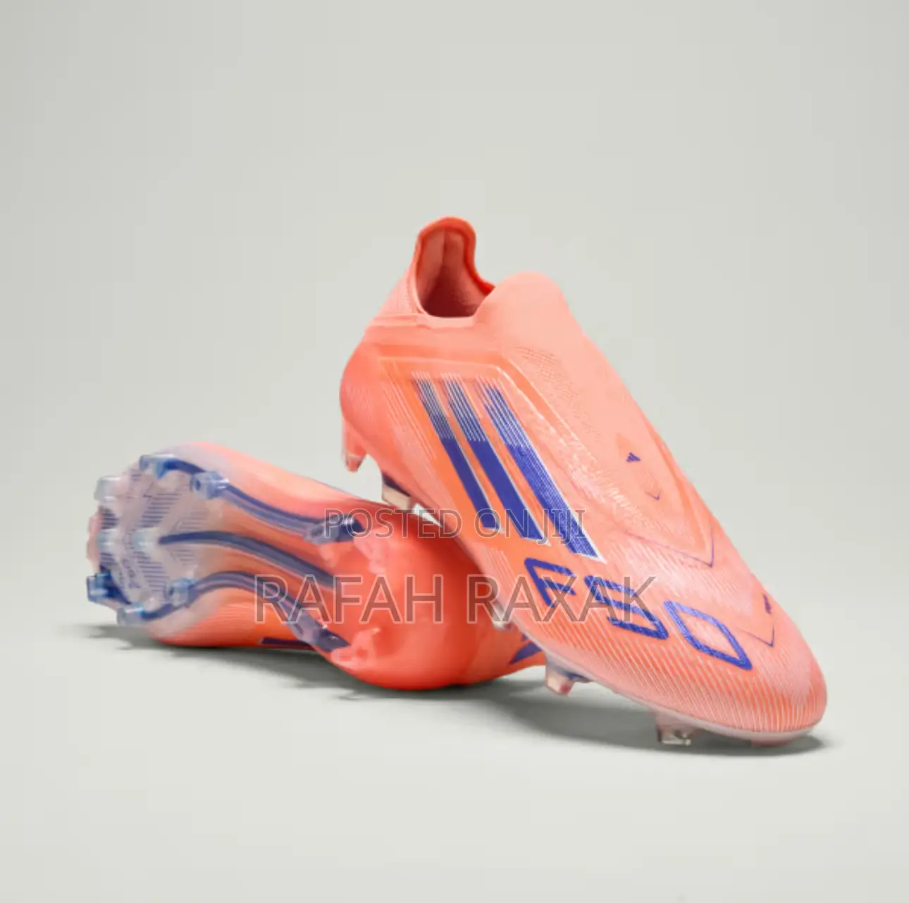 Original Orange/Blue Adidas F50 Elite Laceless Fg Football Boots