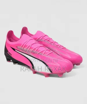 Original Pink/White Puma Ultra Ultimate Fg/Ag Football Boots
