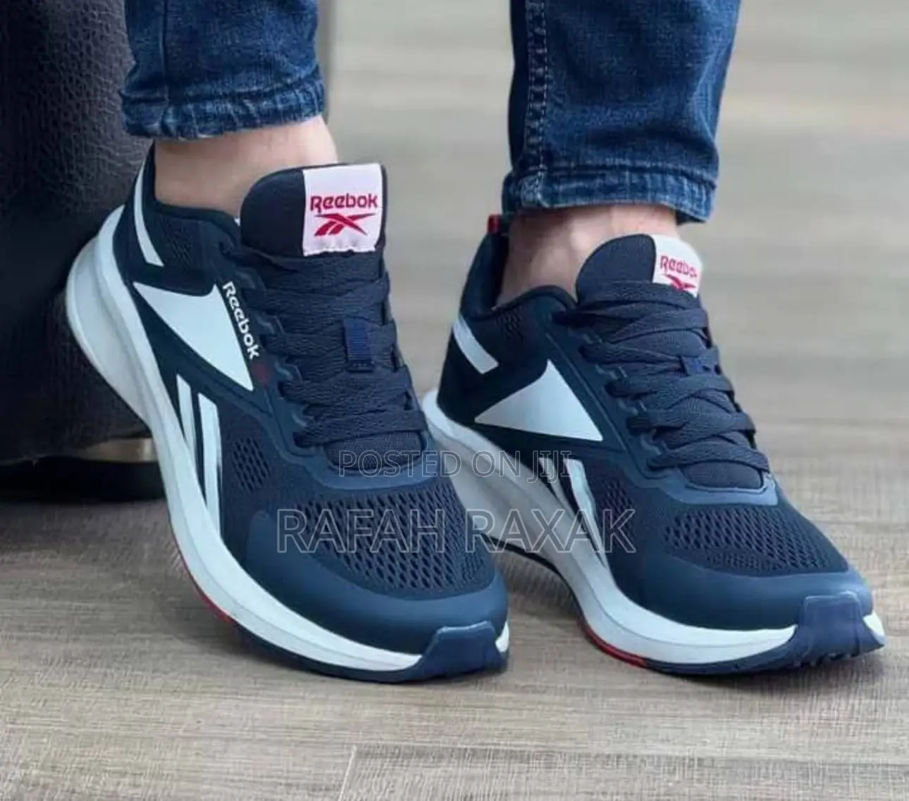 Original Blue/White Reebok Trainer Sneakers