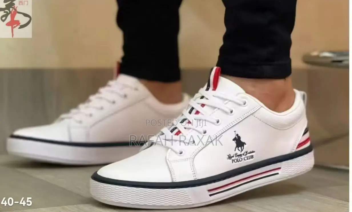 Original Men’S White Polo Club Casual Sneakers