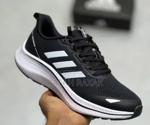 Original Men’S Black/White Adidas Running Trainer Sneakers