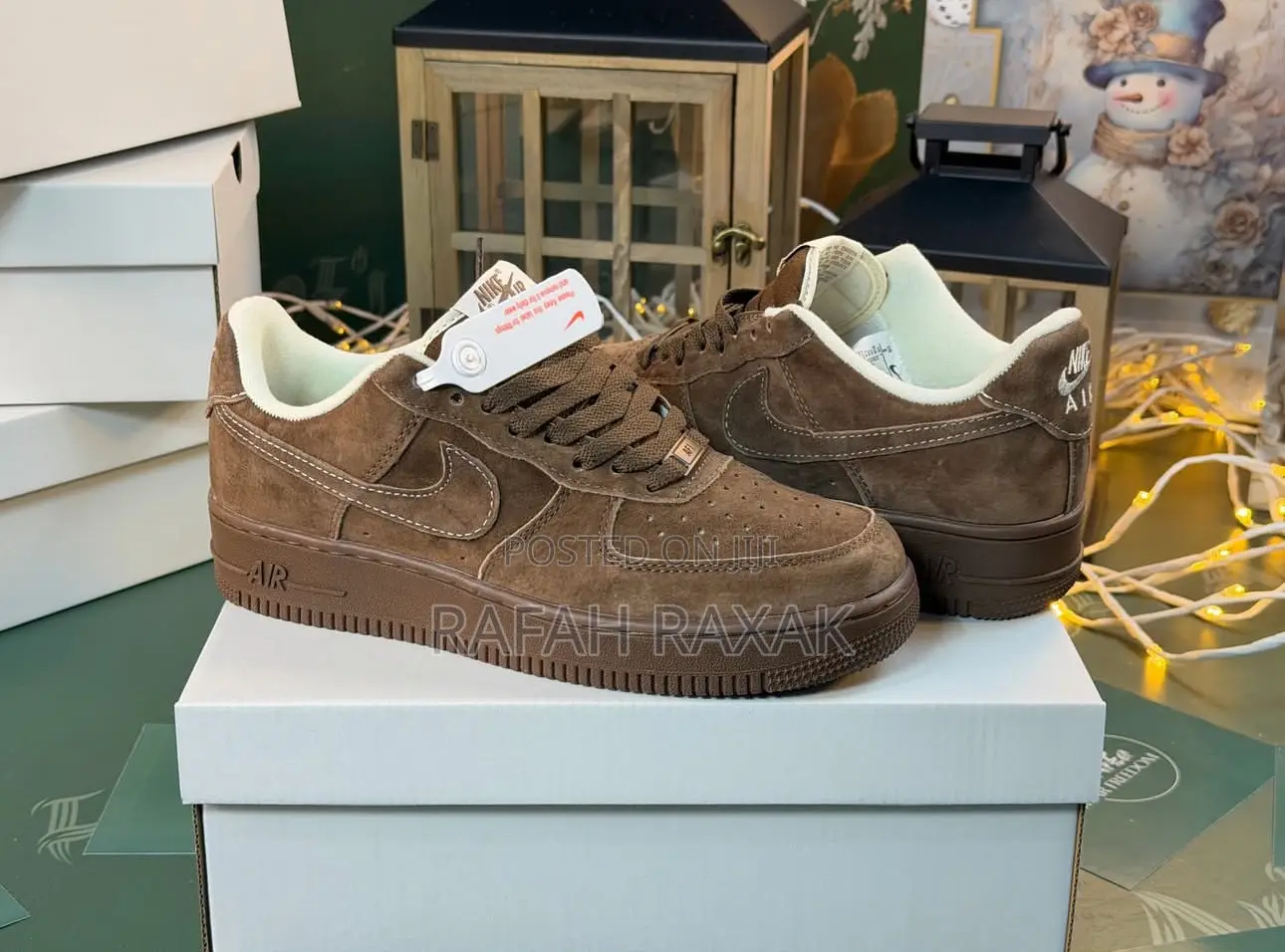 Nike Air Force 1 Low ‘07 “Cacoa Wow” Suede Sneakers