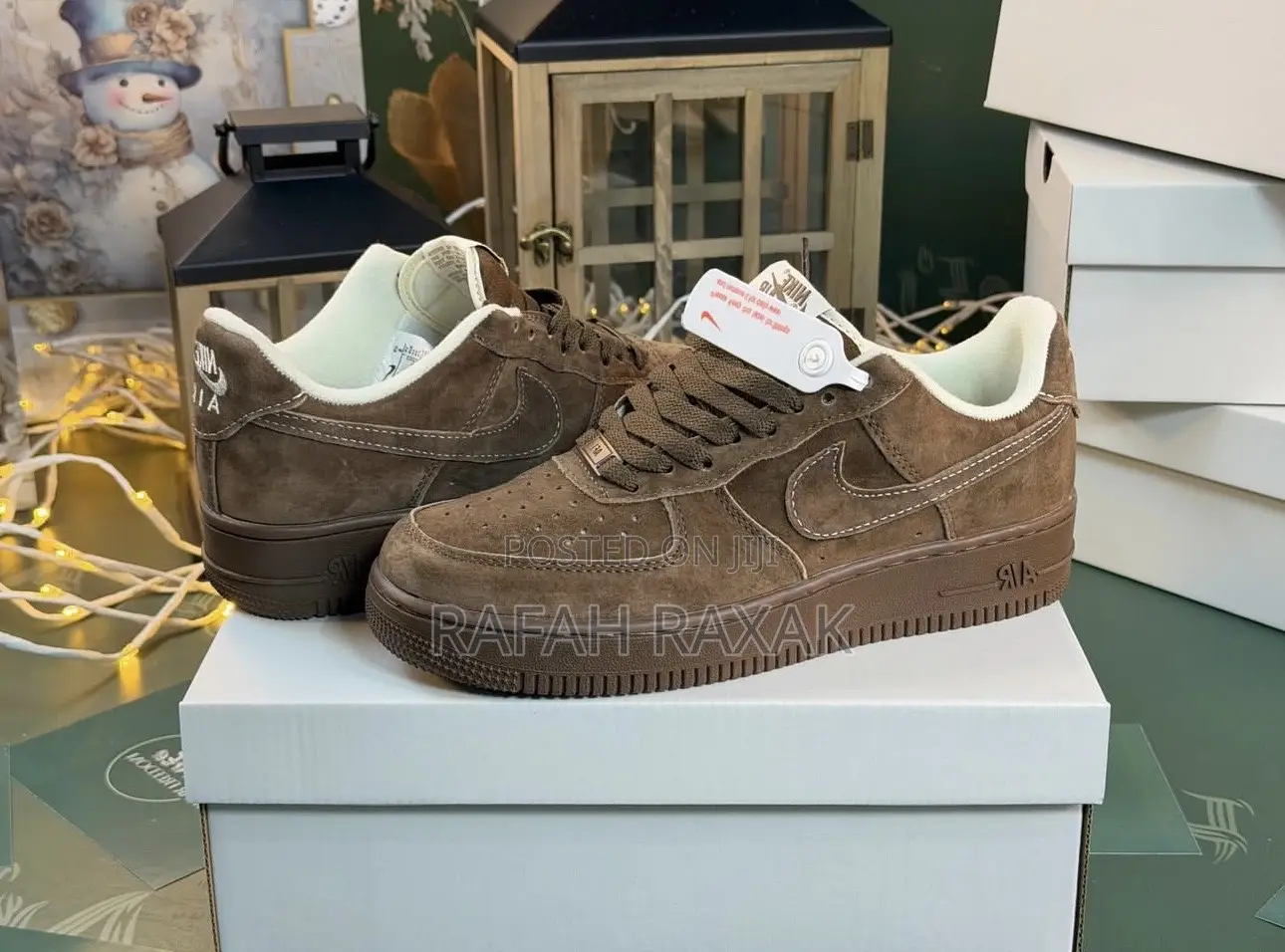 Nike Air Force 1 Low ‘07 “Cacoa Wow” Suede Sneakers