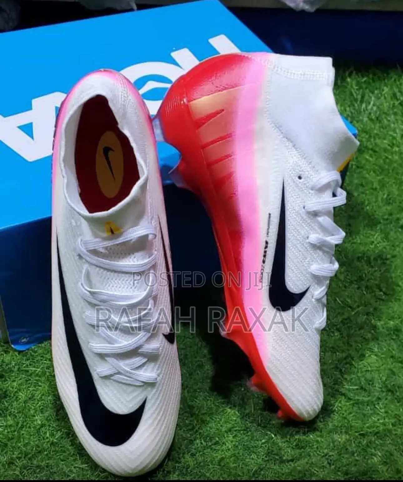 Nike Air Zoom Mercurial Vapor 10 Elite Fg White/Red Football Boots