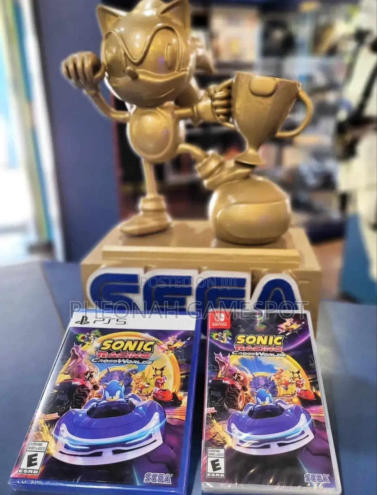 Sonic Racing Crossworlds Game for Ps5 and Nintendo Switch