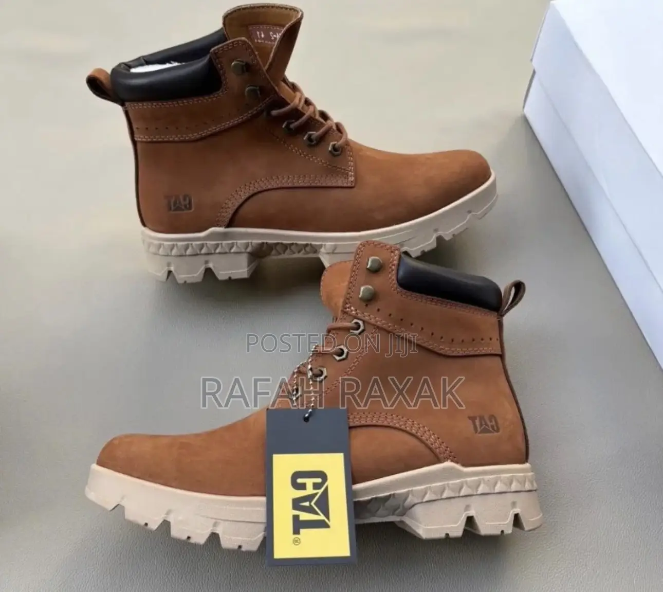 Original Men’S Brown Caterpillar (Cat) Casual Ankle Boots