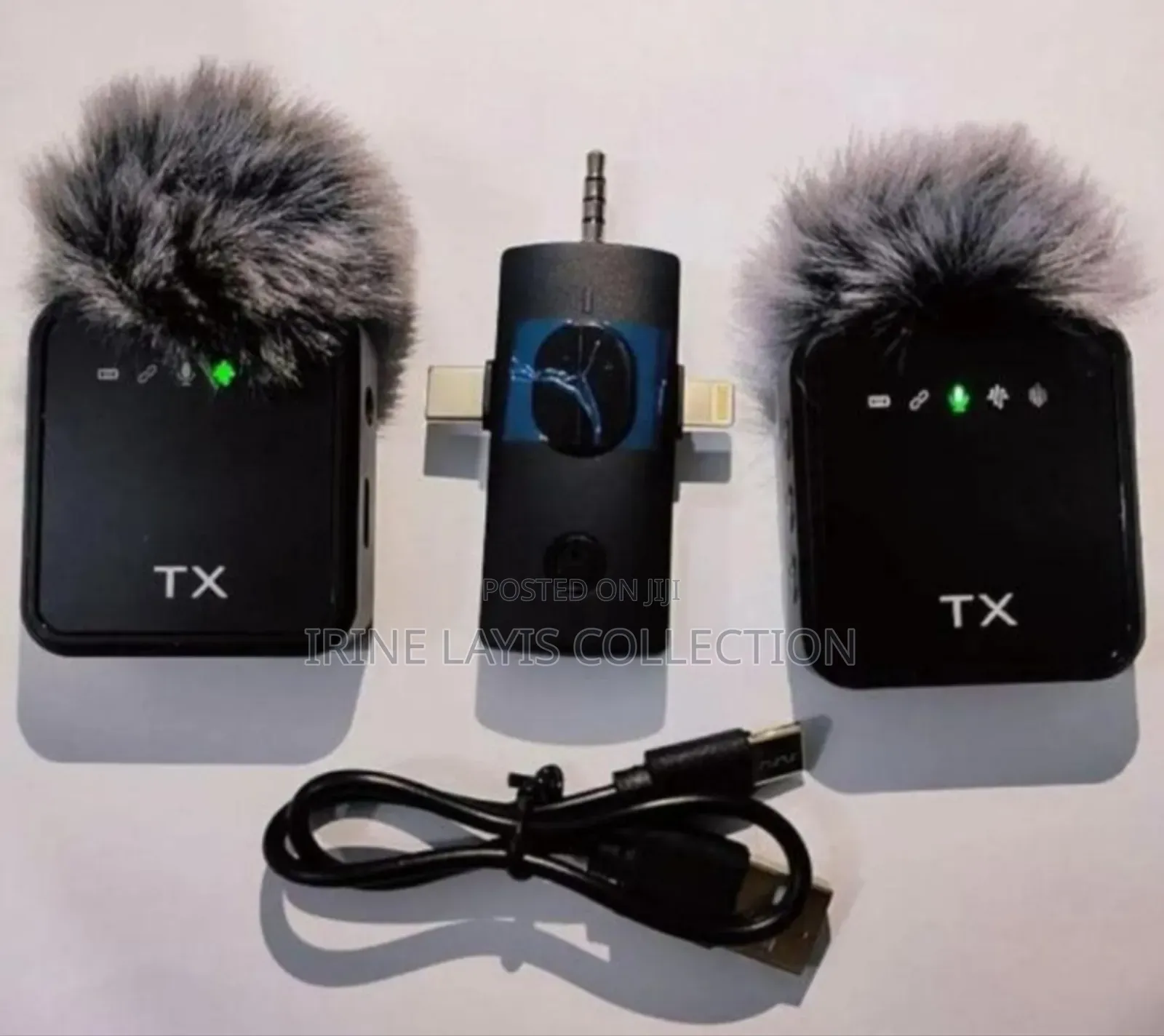 F11-2 3-in-1 Wireless Lavalier Microphone Kit.