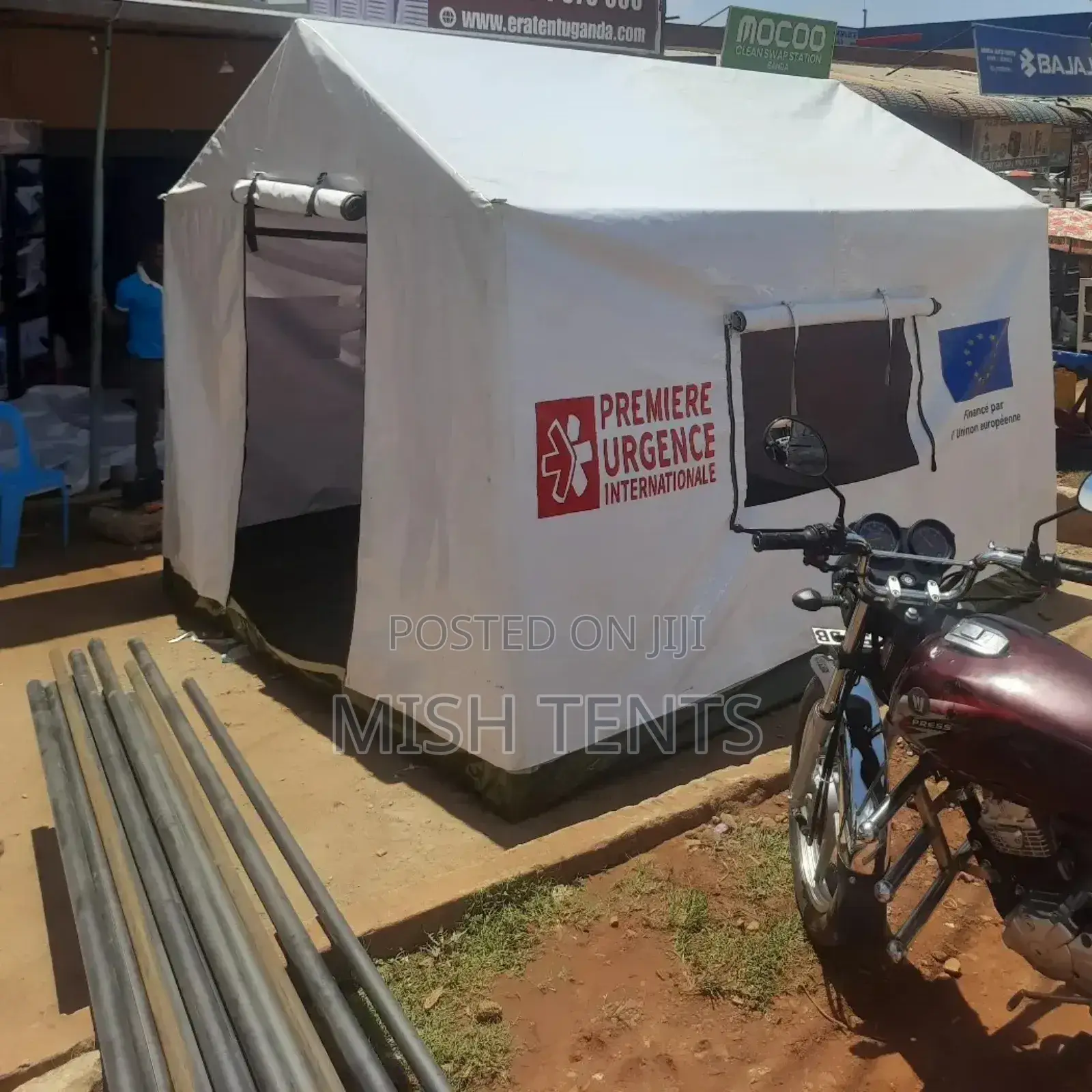 Sleeping Tent With Its Carpet 3m By 4m Made In Pvc Material Branded