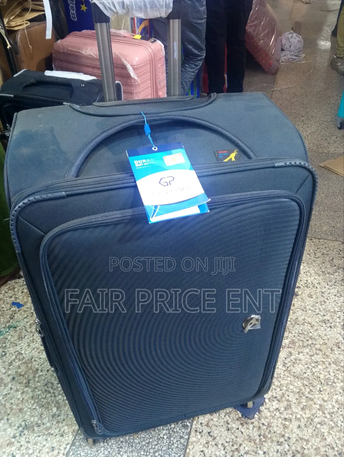 Original Cloth Suitcase. Good Partner. Extra Large.( Blue)