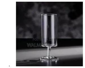 Set of 6 Contemporary Cylindrical Stemmed Glasses