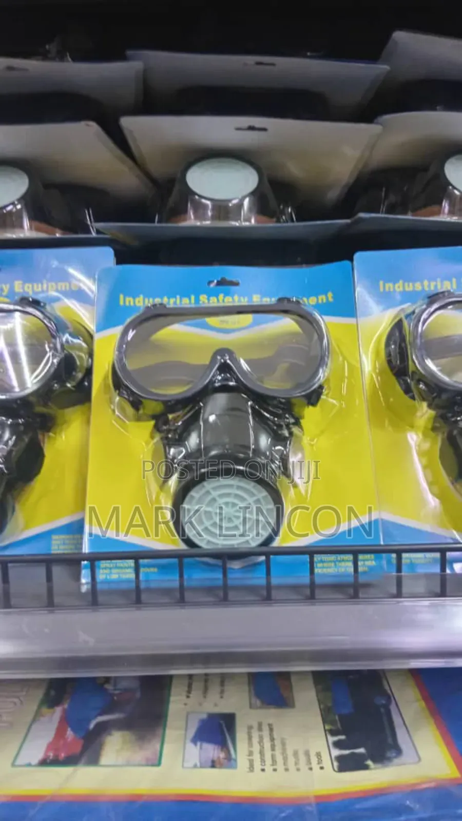 Respirator Mask And Goggles Set