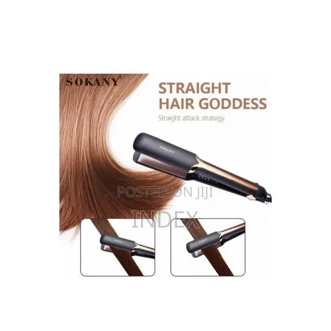 Women's Electric Hair Straightening Iron-black